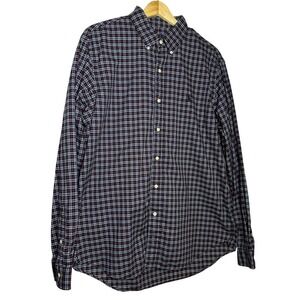 Ralph Lauren Men's Long Sleeve Plaid Button Down Shirt‎ Size Large Classic